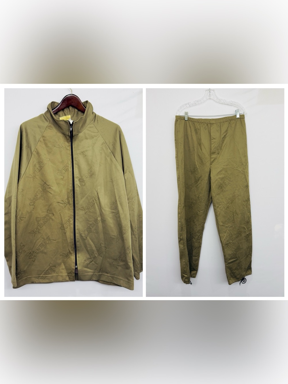 Scent Lok Base Layer Top & Bottom Men’s L Green Full Zip Hunting Jacket & Pants